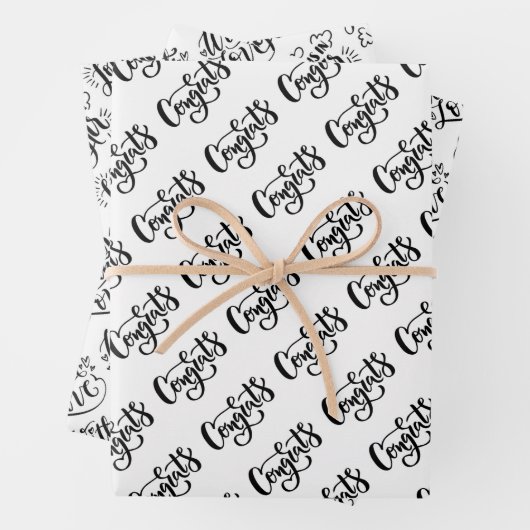 Wrackpapier Geschenkpapier Set (Beispiel)