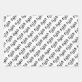 Wrackpapier Geschenkpapier Set (Vorderseite)