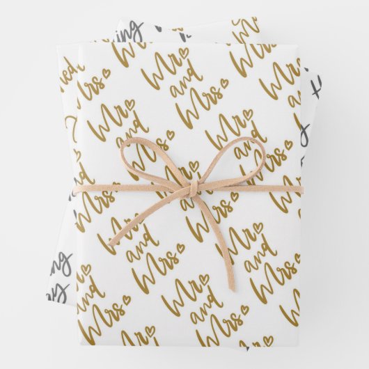 Wrackpapier Geschenkpapier Set (Beispiel)