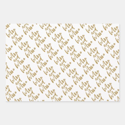 Wrackpapier Geschenkpapier Set (Vorderseite)