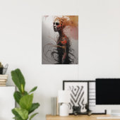 Wraith in Bloom Poster (Heimbüro)
