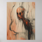 Wraith in Bloom - Surreal Dark Fantasy Poster (Vorne)