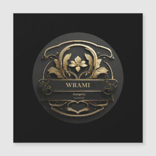 Wrami Logo, Designed by Kay Uwe Rott Magnetkarte