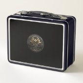 Wrami Logo, Designed by Kay Uwe Rott Metall Brotdose (Rückseite)