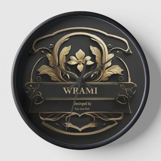 Wrami Logo, Designed by Kay Uwe Rott Uhr (Vorderseite)