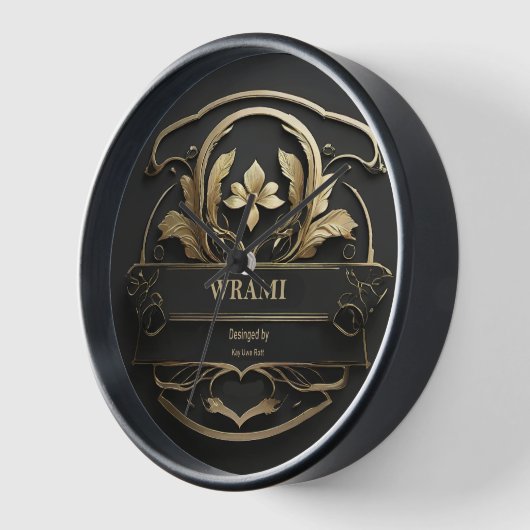 Wrami Logo, Designed by Kay Uwe Rott Uhr (Winkel)