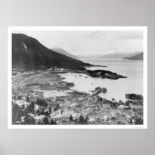 Wrangell, Alaska Panorama 1914 Poster (Vorne)