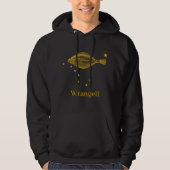 Wrangell Alaska Staatsflagge Haalibut Fischen Hoodie (Vorderseite)