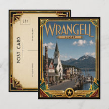 Wrangell Alaska Vintage Art Deco Golden Age