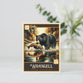 Wrangell, Alaska | Vintage Postkarte (Stehend Vorderseite)