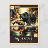 Wrangell, Alaska | Vintage Postkarte (Vorderseite)