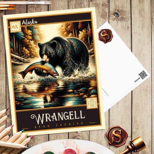 Wrangell, Alaska | Vintage Postkarte