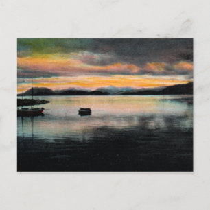 Wrangell Bay, Alaska Vintage-Postkarte Postkarte