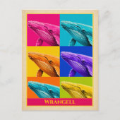 Wrangell Postkarte Alaska Wal Vintage (Vorderseite)