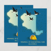 wrangell st elias Alaska Karte (Vorne/Hinten)