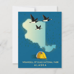 wrangell st elias Alaska Karte