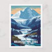 Wrangell St Elias National Park Alaska USA Postkarte (Vorderseite)
