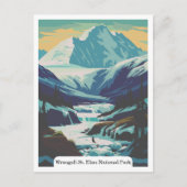 Wrangell-St. Elias National Park, Alaska USA Postkarte (Vorderseite)