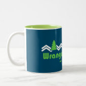Wrangell-St Elias National Retro Zweifarbige Tasse (Links)