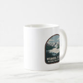 Wrangell–St. Elias Nationalpark-Abzeichen Kaffeetasse (VorderseiteRechts)