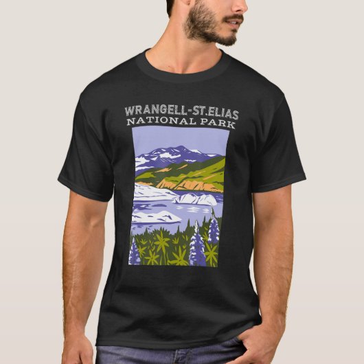 Wrangell St Elias Nationalpark Alaska Camping H T-Shirt (Vorderseite)