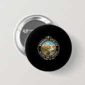 Wrangell-st elias Nationalpark Alaska Outdoor Button (Vorne & Hinten)