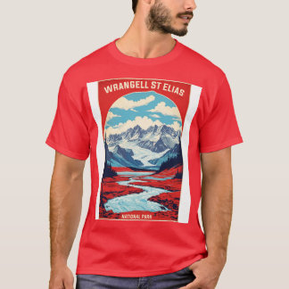 Wrangell St Elias Nationalpark Alaska USA Vintag T-Shirt