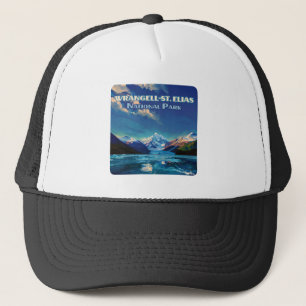 Wrangell St. Elias Nationalpark Alaska Vintage Truckerkappe