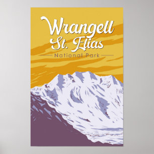 Wrangell St. Elias Nationalpark California Poster