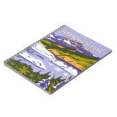 Wrangell St Elias Nationalpark Nizina Lago Alaska Notizblock (Linke Seite)