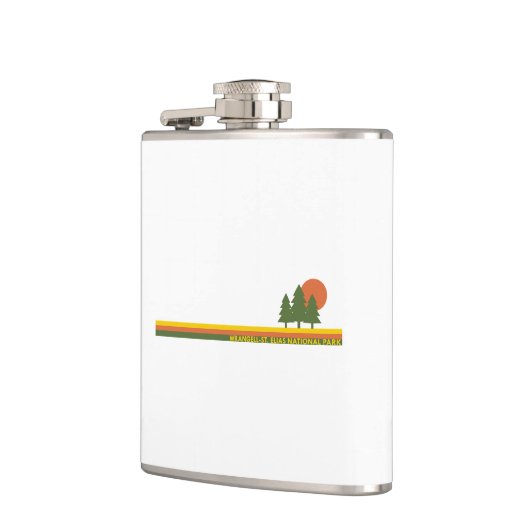 Wrangell-St. Elias Nationalpark Pine Trees Flachmann (Links)