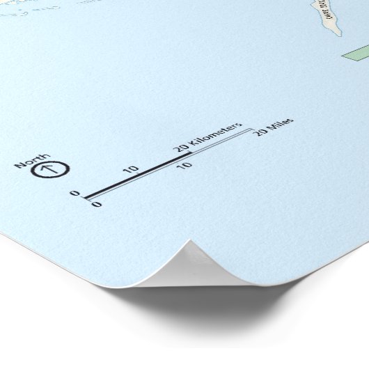 Wrangell St. Elias Nationalpark Poster (Ecke)