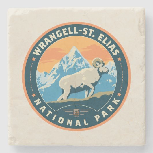 Wrangell-St Elias-Nationalpark Steinuntersetzer (Vorderseite)