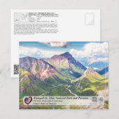 Wrangell-St. Elias Nationalpark und Erhaltung Postkarte (Vorne/Hinten)