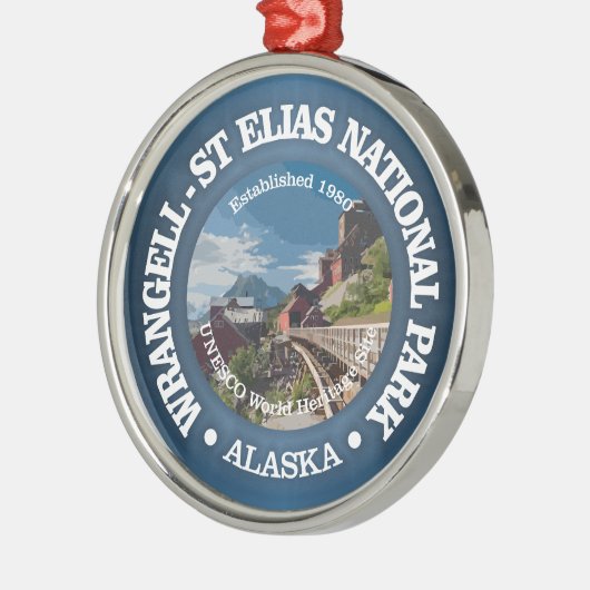 Wrangell-St Elias (NP2) Ornament Aus Metall (Links)