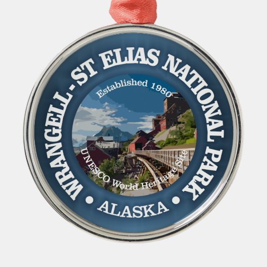 Wrangell-St Elias (NP2) Ornament Aus Metall (Vorne)