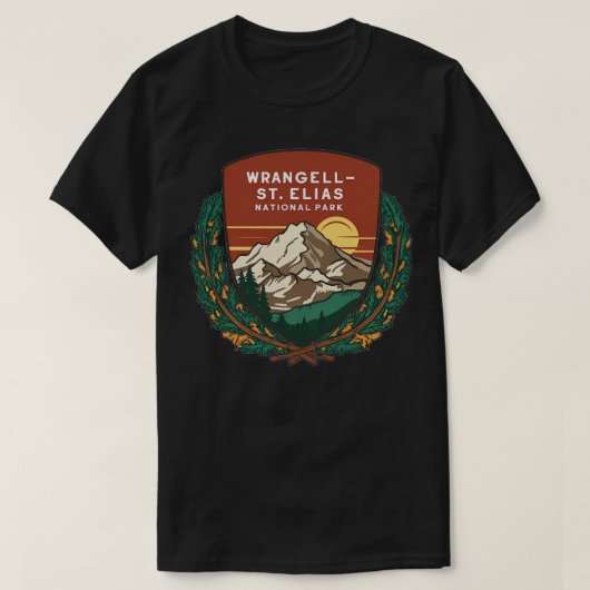 WrangellSt Elias Nationalpark Alaska TShirt (Design vorne)