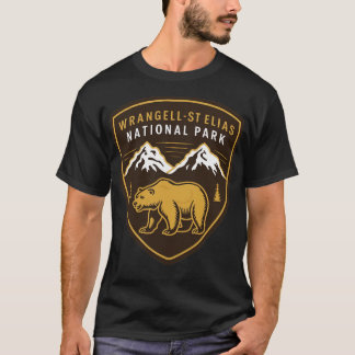 WrangellSt Elias Nationalpark Bärenemblem T-Rock T-Shirt