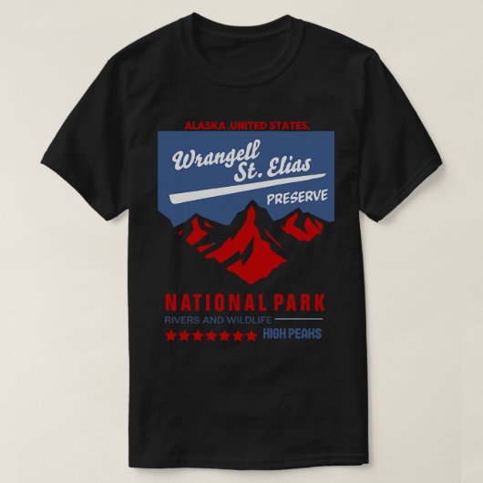 WrangellSt Elias Nationalpark TShirt 2 (Design vorne)