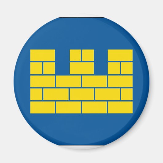 Wrangelsburg, Deutschland Magnet (Vorne)