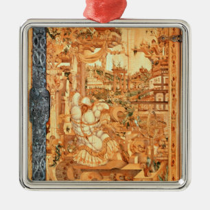 Wrangelschrank Kabinett, 1566 Ornament Aus Metall