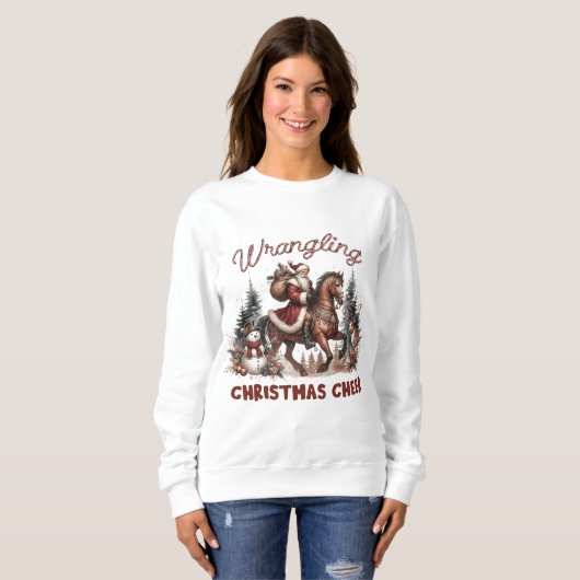 Wrangling Christmas Cheer Sweatshirt (Vorne ganz)