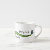 Wrap Around Dragon ~ Spezial-Tasse Espressotasse (Rechts)