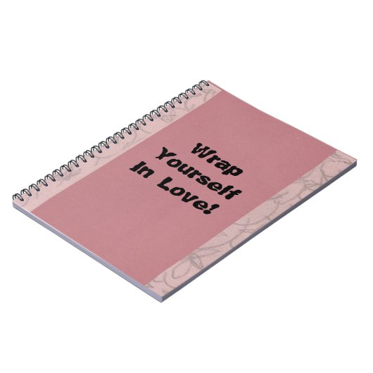 Wrap dich in die Liebe! Notizblock (Linke Seite)