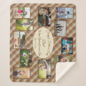 Wrap dich in unserer Liebe Vathage Day Foto Collag Sherpadecke (Vorderseite)