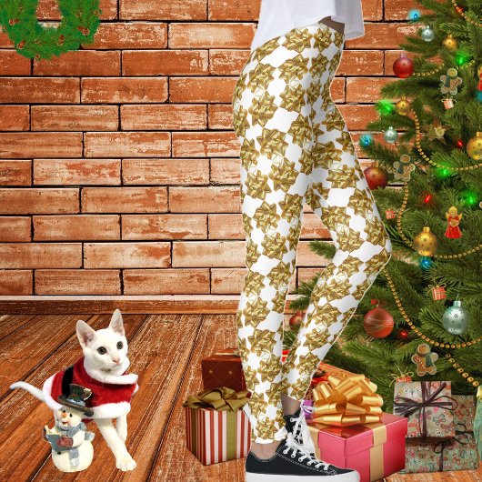 Wrap dich selbst hoch - Leggings mit Goldbucken