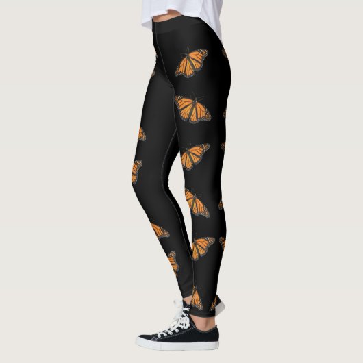 Wrap Dich selbst Wings Monarchschmetterling Leggings (Links)