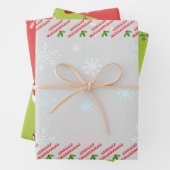 Wrap es auf fröhliche Weihnachten Geschenkpapier Set (Beispiel)