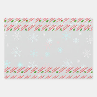 Wrap es auf fröhliche Weihnachten Geschenkpapier Set