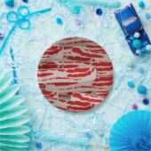 Wrap es in Bacon! Pappteller (Party)